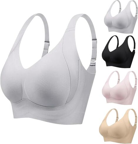 Glizara Bra,Glizara Comfort Shaper Bra,Daily Comfort Wireless Shaper Bra for Women, Glizara Comfort Bra in Saudi Arabia