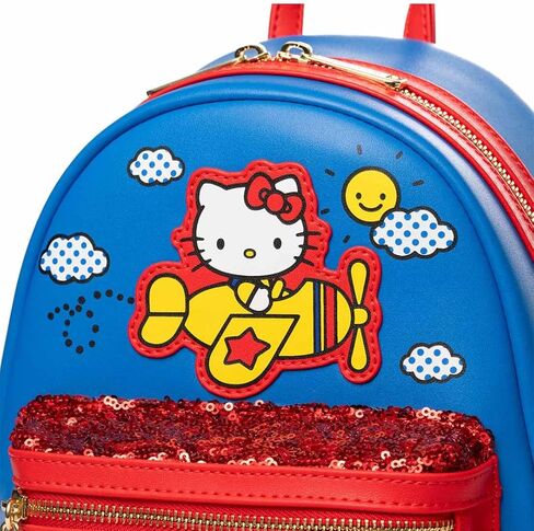 Loungefly Sanrio Hello Kitty Flight Adventure Sequin Womens Backpack in Saudi Arabia