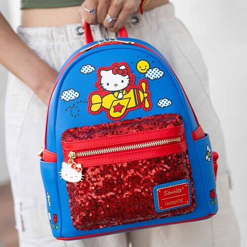 Loungefly Sanrio Hello Kitty Flight Adventure Sequin Womens Backpack in Saudi Arabia