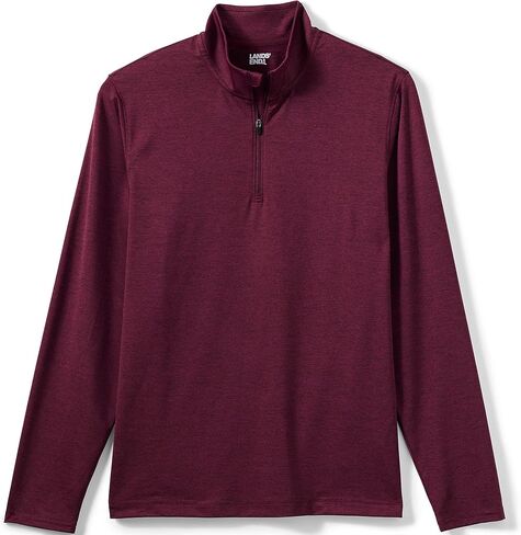 قميص بلوفر بسحاب ربع سنوي للجنسين من Lands' End سريع الجفاف in Kuwait