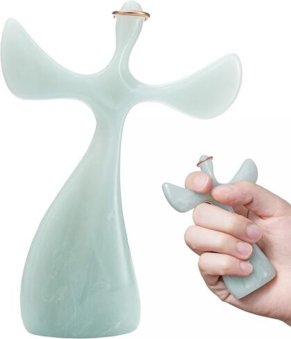 Prayer Cross, Handheld Design, Comfortable to Fit Your Hand, Faithful Christian Gift for Home Altar or Desk, Meditation & Display, Marble Resin (1 Cross) in Saudi Arabia