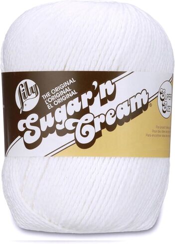 Lily Sugar N Cream Super Size Yarn ، Blue Blue in Kuwait