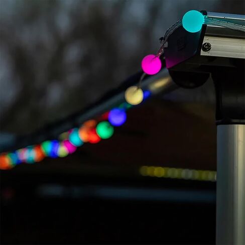 مصابيح فقاعات LED متغيرة الألوان من إنبرايتون RGB - قابلة للضبط، وقابلة للتعتيم، و22 وضعًا للألوان in Kuwait