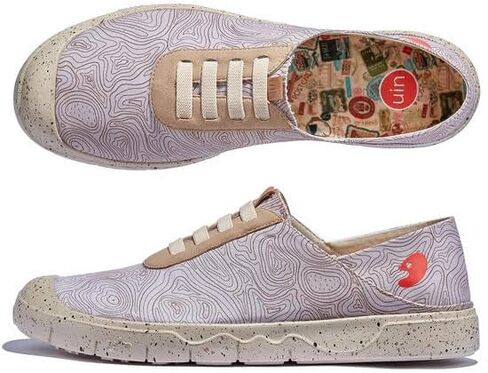 UIN Men's Fashion Sneakers Lightweight Walking Casual Slip Ons Comfortable Canvas Art Painted Travel Shoes Cadiz in Saudi Arabia