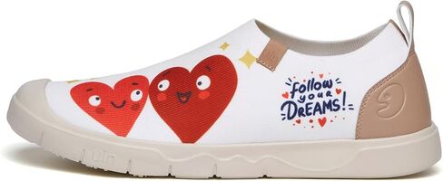 UIN Men's Fashion Sneakers Lightweight Walking Casual Slip Ons Comfortable Canvas Art Painted Travel Shoes Cadiz in Saudi Arabia