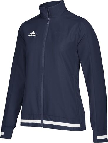 adidas Women's Team 19 Full Zip Woven Jacket | Power Red/White | Small in Saudi Arabia