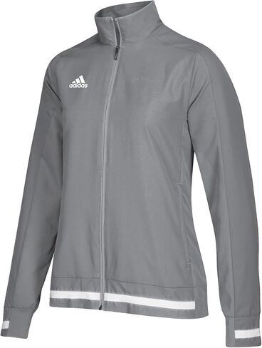 adidas Women's Team 19 Full Zip Woven Jacket | Power Red/White | Small in Saudi Arabia