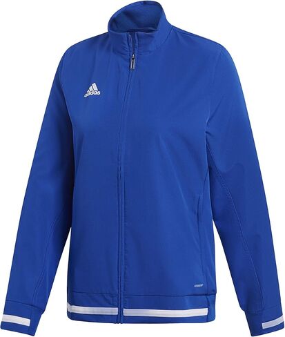 adidas Women's Team 19 Full Zip Woven Jacket | Power Red/White | Small in Saudi Arabia