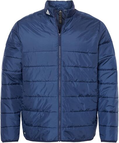 adidas Mens Puffer Jacket, XL, Team Navy Blue in Saudi Arabia