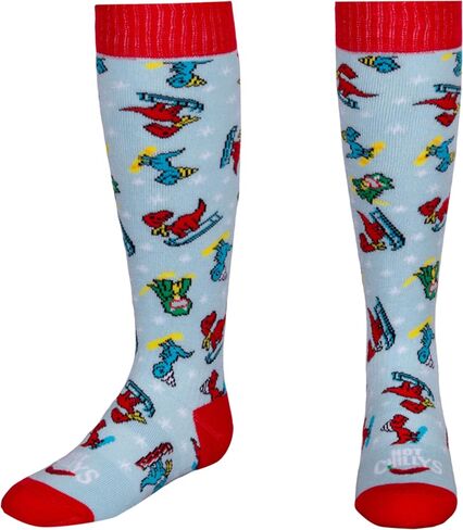 Hot Chillys Youth Snowflake Mid Volume Sock in Saudi Arabia
