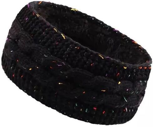 Womens Winter Headband Ear Warmer Winter Warm Thick Fleece Womens Knit Headbands for Women Winter Running Headband in Saudi Arabia