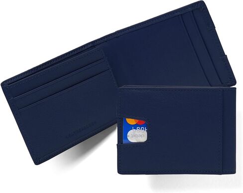Leatherology Premium Black Oil Slim Utility Card Wallet – Ultra-Slim Leather Design with Thumb Tabs, 5 Card Slots & Hidden Pocket – Minimalist Front Pocket Wallet for Men in Saudi Arabia