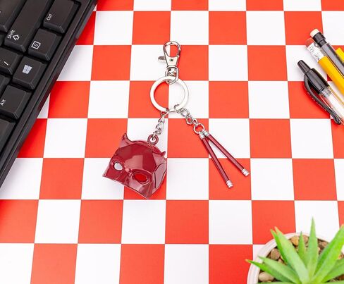 Marvel Television Daredevil: Born Again Mask and Billy Club 3D Keychain, Keyring Holder in Saudi Arabia