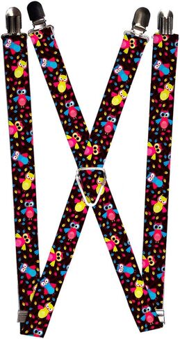 Buckle-Down Unisex-Adult's Suspender-Owls in Saudi Arabia