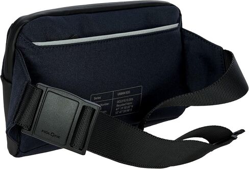 Porsche Design Urban Eco Belt Bag, Premium Crossbody Fanny Pack Made from Recycled Polyester with Zippered Compartments, Adjustable Belt and Car-Inspired Clasp for Everyday Use - Blue in Saudi Arabia
