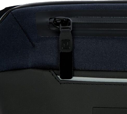 Porsche Design Urban Eco Belt Bag, Premium Crossbody Fanny Pack Made from Recycled Polyester with Zippered Compartments, Adjustable Belt and Car-Inspired Clasp for Everyday Use - Blue in Saudi Arabia