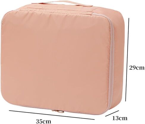 Packing Cubes for Suitcases, Lightweight Travel Luggage Packing Organizers, Compression Storage Shoe Bag, Clothing Underwear Bag, Travel Cubes Set for Man & Women (Pink) in Saudi Arabia