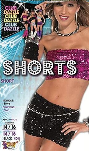 Forum Club Dazzle Sequin Mini-Shorts in Saudi Arabia