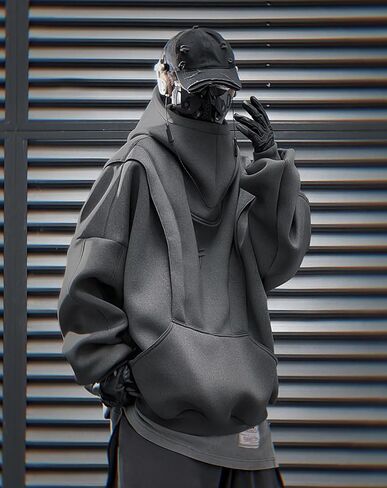 Niepce Inc Japanese Streetwear Men's Novelty Hoodie in Saudi Arabia
