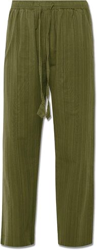 Soul Flower Striped Hippie Pants - Casual Unisex Cotton Lounge Bottoms with Pockets for Men and Women in Saudi Arabia