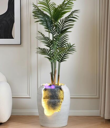 Zen Water Fountain Indoor, Tabletop Fountains, Artificial Trees, Faux & Fake Trees for Home Decor, Artificial Plants Indoor/Outdoor, Faux & Fake Plants Decor (B) in Saudi Arabia