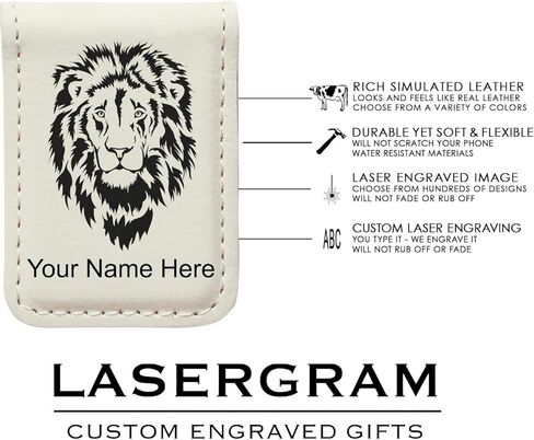 مشبك نقود مغناطيسي رفيع من LaserGram، علم الولايات المتحدة، يتضمن نقشًا شخصيًا (أبيض) in Kuwait