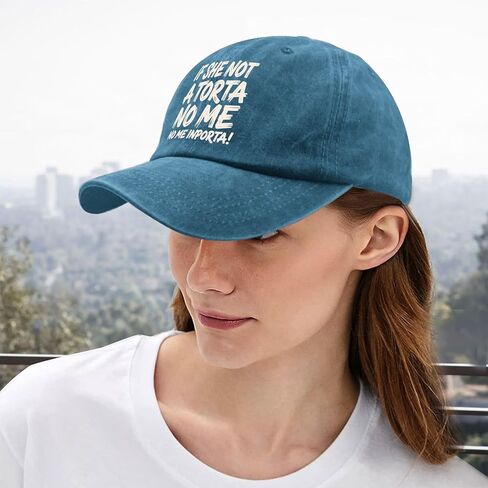 If she not a Torta no me importa Hat for Womens Aesthetic Washed Distressed in Saudi Arabia