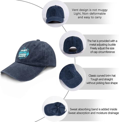 I'm Not Shouting I Am Making Callouts Hats for Men Soft Washed Distressed in Saudi Arabia