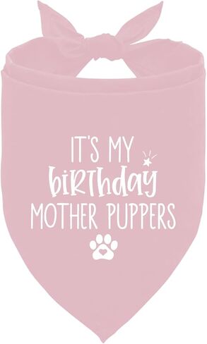 Dog Birthday Bandana, Birthday Boy Dog Bandana, Yellow Dog Bandana, Dog Birthday Gift, Dog Birthday Outfit, Dog Birthday Shirt, It's My Birthday Mother Puppers, Gift for Dog Lover (F3) in Saudi Arabia