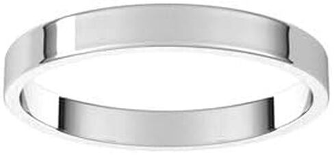 Jewels By Lux Sterling Silver Ultra-Lightweight Flat Band in Saudi Arabia