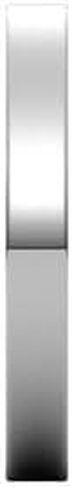 Jewels By Lux Sterling Silver Ultra-Lightweight Flat Band in Saudi Arabia