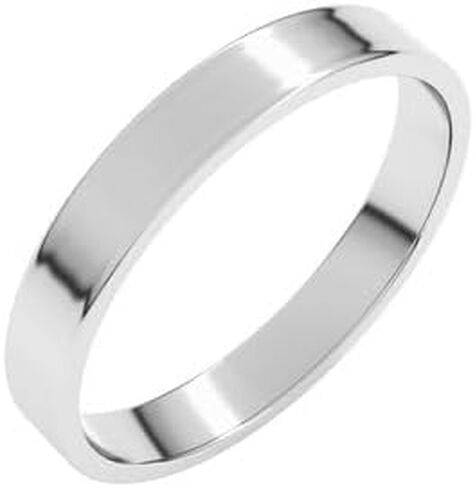 Jewels By Lux Sterling Silver Ultra-Lightweight Flat Band in Saudi Arabia