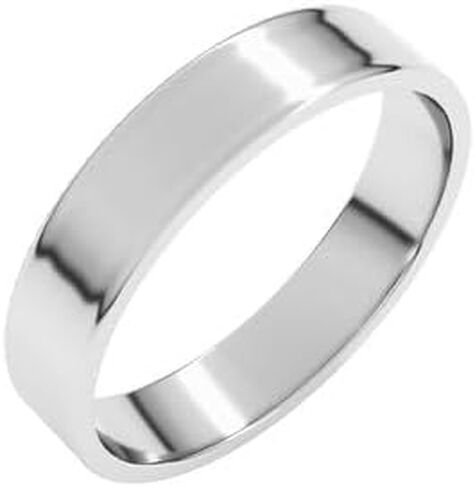 Jewels By Lux Sterling Silver Ultra-Lightweight Flat Band in Saudi Arabia