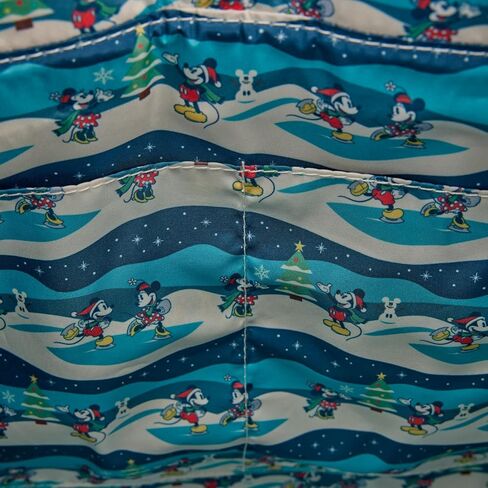 Loungefly Disney Mickey and Minnie Holiday Convertible Tote Bag in Saudi Arabia