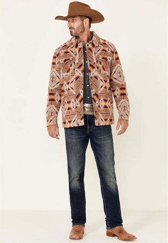 Men's Southwestern Print Commander Snap-Front Wool in Kuwait