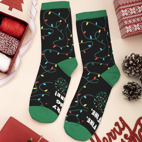 FOURSTUFF Christmas Dentist Firefighter Nurse Teacher Pilot Police Bus Driver Boss Doctor Nutcracker Socks - Jobs Socks in Saudi Arabia