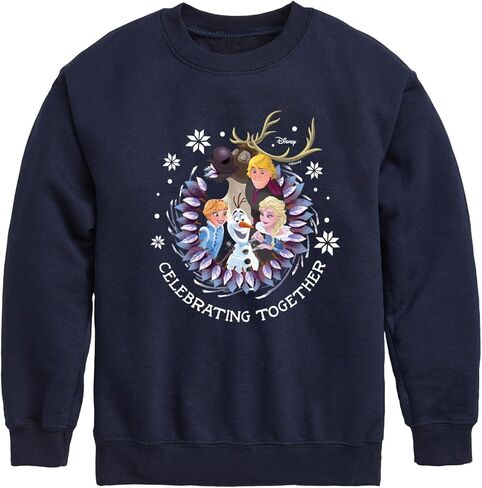 Disney Frozen 2 - Celebrating Together - Toddler and Youth Crewneck Fleece Sweatshirt in Saudi Arabia