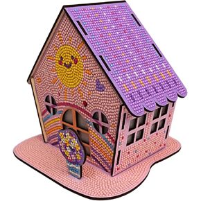 3D Diamond Painting Kit - Mandala Cabin Tapestry DIY Craft Set, Premium Full Drill Diamond Art Kit for Home Decor in Saudi Arabia