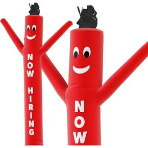 LookOurWay Air Dancers Wacky Waving Inflatable Tube Man Attachment - 7 Feet Tall Advertising Air Dancer Waving Man Inflatable Tube Guy - Blower Not Included - Happy Birthday in Kuwait