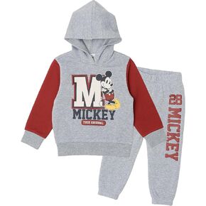 DISNEY Mickey Mouse Boys’ Fleece Hoodie and Jogger Pants Set, 2-Piece Outfit in Saudi Arabia