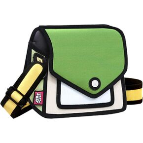 Original 2D Cartoon Crossbody Bag (Giggle) – Fun Pop Art, Trendy Cross Body Shoulder Bags for Senior Year and Women in Saudi Arabia