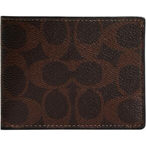 Coach Slim Billfold in Cross Grain Leather in Saudi Arabia