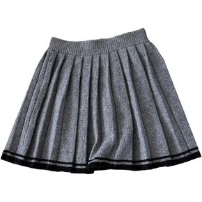SHENHE Women's Fall Fleece Skirt Pleated A Line High Waist Flared Preppy Knit Sweater Skirt in Kuwait