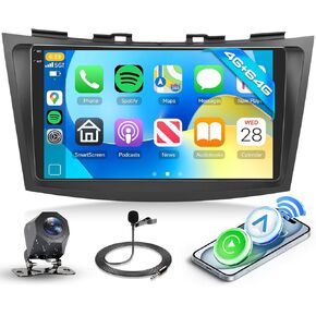Car Radio for Suzuki Swift 2011-2017 2G 64G Android Car Stereo Carplay Wireless Android Auto, Hodozzy 9 inch Touch Screen with GPS/WiFi/Bluetooth, FM RDS, Mirror Link,Backup Camera in Kuwait