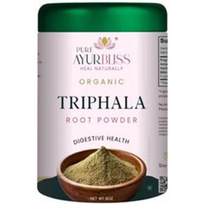 مسحوق التريفالا العضوي 100%، مزيج الأيورفيدا مع مسحوق أملا وهاريتاكي، والبيبهيتاكي لصحة الأمعاء، وصحة الجهاز الهضمي، وإزالة سموم الجسم، والتنظيف الداخلي - 16 أونصة in Kuwait