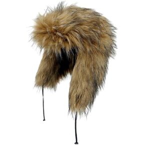 فروي القبعات الروسية Y2K الفراء الصياد قبعة الشتاء فو الفراء لينة الدافئة Ushanka غطاء للأذنين الأذن رفرف قبعة in Kuwait