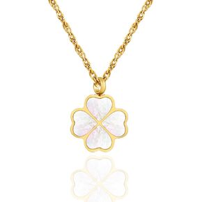 XIUDA Four Leaf Clover Urn Necklace for Ashes for Women Memorial Cremation Jewelry for Ashes Keepsake Ash Necklace Pendent in Kuwait