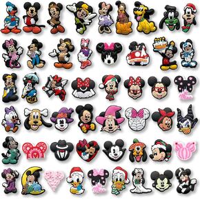 30 50Pcs Cartoon Shoe Decoration Charms for Croc Clog Sandals in Kuwait
