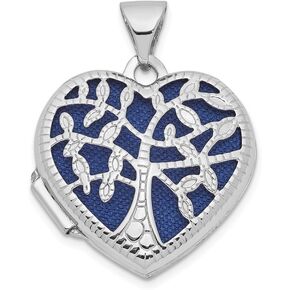 الصلبة 14K الذهب الأبيض 18 مم المنجد شجرة القلب in Kuwait