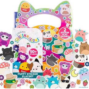 Horizon Group USA Barbie Puffy Sticker Playset, 75 Reusable Stickers, 2-Sided Beach Play Scene, Travel-Friendly, Ages 3+ in Saudi Arabia